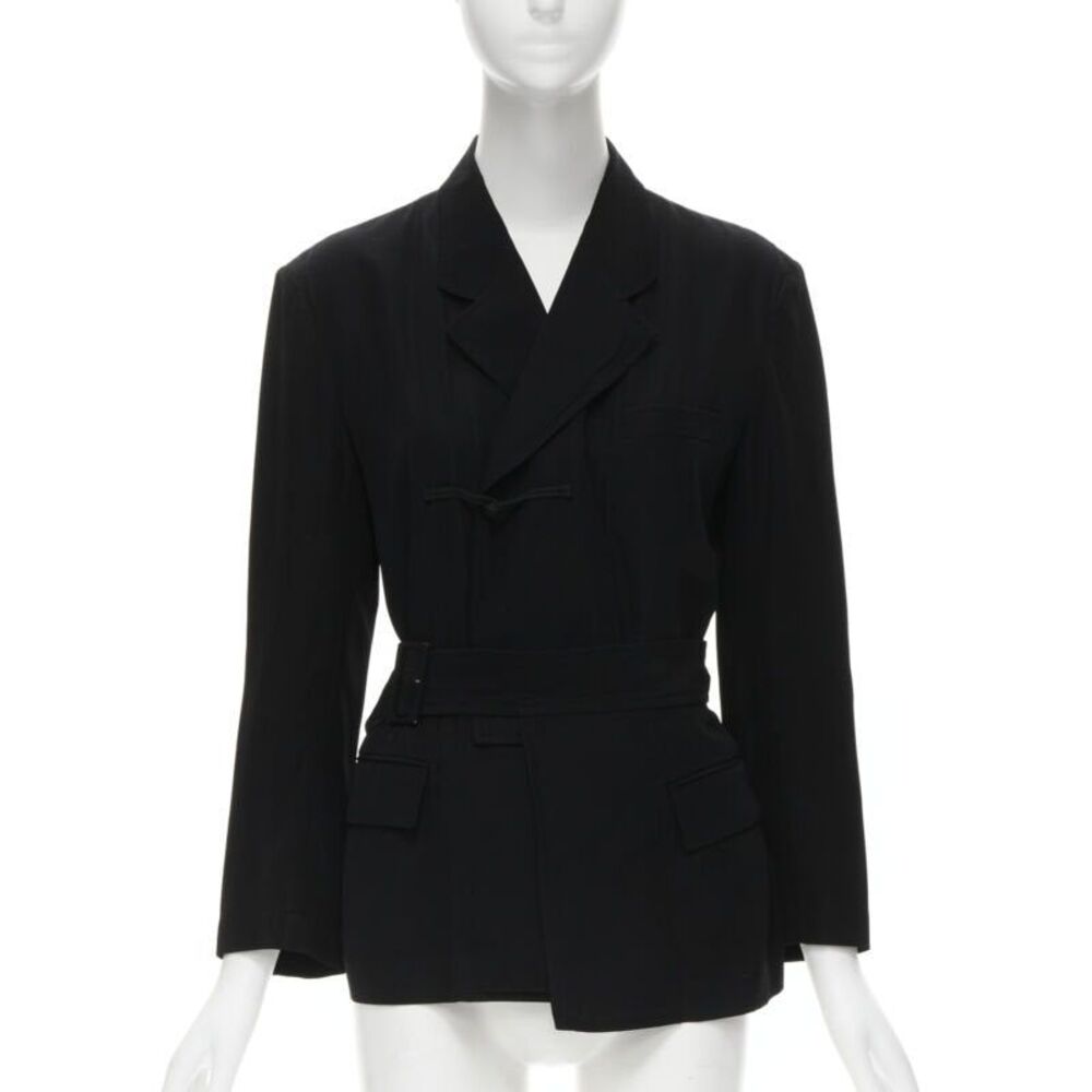 Comme des Garcons chinese knot semi detached hem blazer